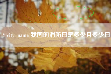 天水我国的消防日是多少月多少日