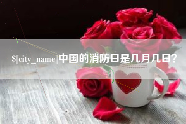 天水中国的消防日是几月几日？
