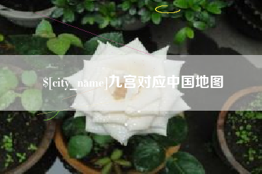 天水九宫对应中国地图