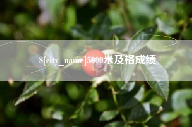 天水5000米及格成绩