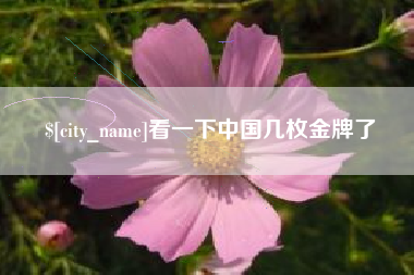 天水看一下中国几枚金牌了