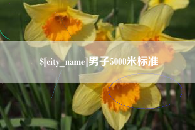 天水男子5000米标准