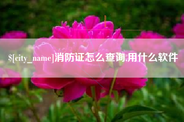 天水消防证怎么查询,用什么软件
