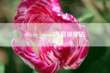 天水九宫排除法