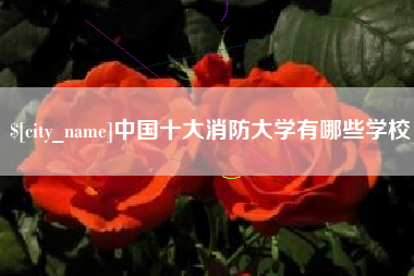 天水中国十大消防大学有哪些学校