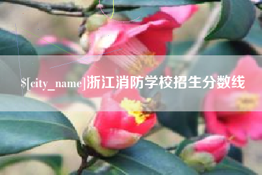 天水浙江消防学校招生分数线