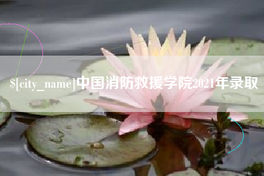 天水中国消防救援学院2021年录取