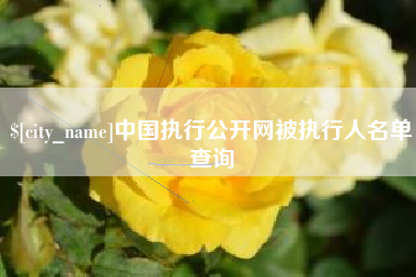 天水中国执行公开网被执行人名单查询