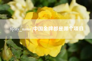天水中国金牌都是哪个项目