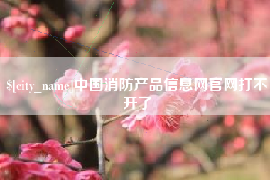 天水中国消防产品信息网官网打不开了