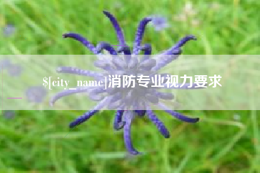 天水消防专业视力要求