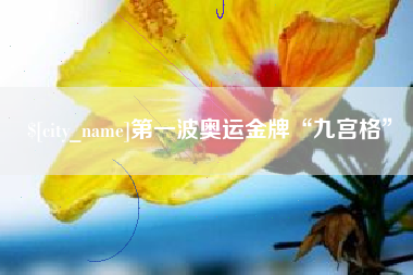 天水第一波奥运金牌“九宫格”