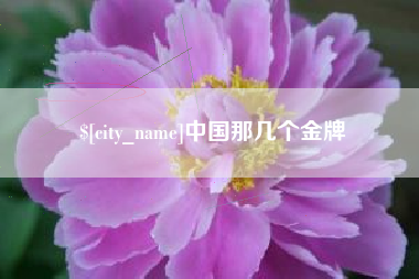 天水中国那几个金牌