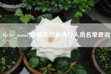 天水中国失信被执行人员名单查询