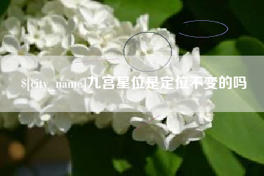 天水九宫星位是定位不变的吗