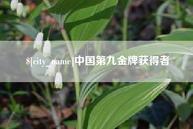 天水中国第九金牌获得者