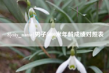 天水男子5000米年龄成绩对照表