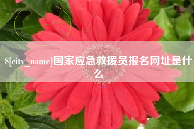 天水国家应急救援员报名网址是什么