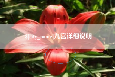 天水九宫详细说明