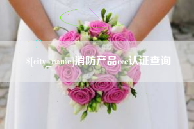 天水消防产品ccc认证查询