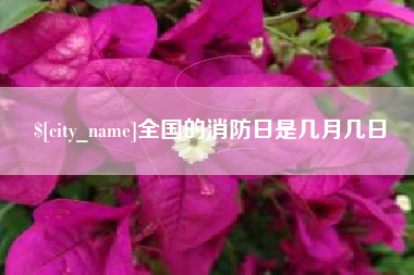 天水全国的消防日是几月几日