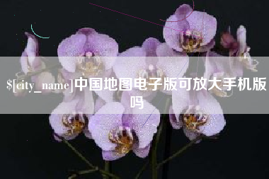 天水中国地图电子版可放大手机版吗