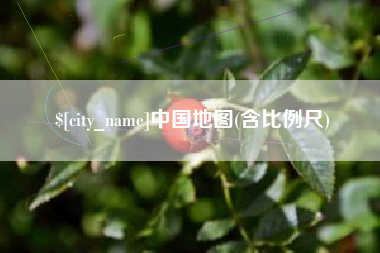 天水中国地图(含比例尺)