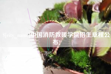 天水中国消防救援学院招生章程公布!